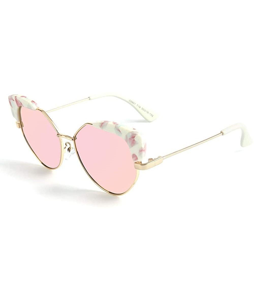 Sport New Fashion Colorful Children'S Sunglasses Pc Bean Flower Box Polarized New Sunglasses - CQ18T3ML999 $21.34