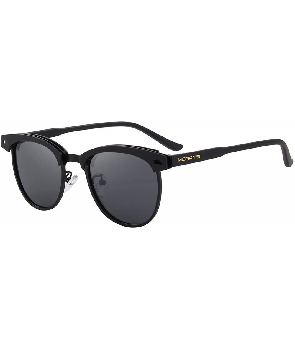 semi rimless polarized sunglasses women men retro brand sun glasses s8116 black ck186c3sg2u