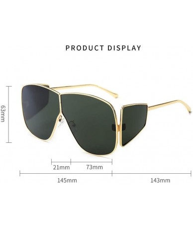 Sport Fashion Sunglasses Large Frame Ladies Sunglasses Visor - 5 - CU190L90QAY $32.93