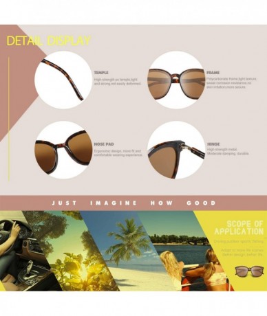 Round Fashion Round Vintage Retro Shades Sunglasses for Women W017 - Tortoise Brown - CE196EZX0GS $27.04