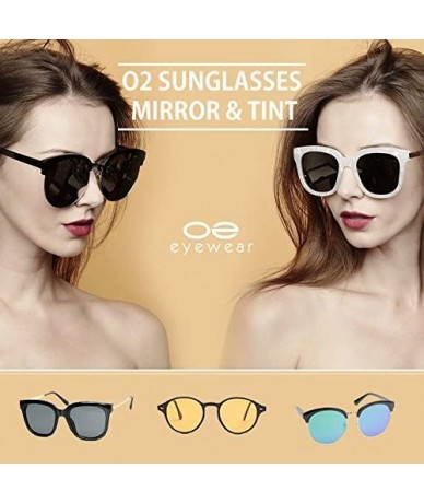 Sport 8584 Premium Oversize Retro Womens Mens Mirror Funky Fashion Revo Candy Flat Sunglasses - Premium - C7182S3G434 $17.08