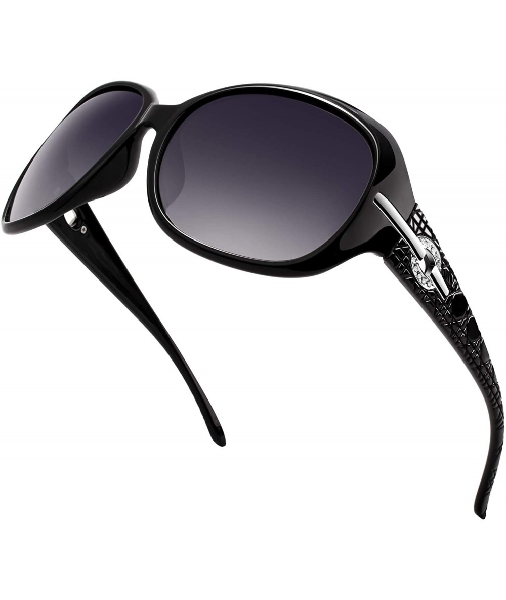 Goggle Polarized Sunglasses for Women Sun Glasses Fashion Oversized Shades S85 - CO18NHOMSU4 $15.93