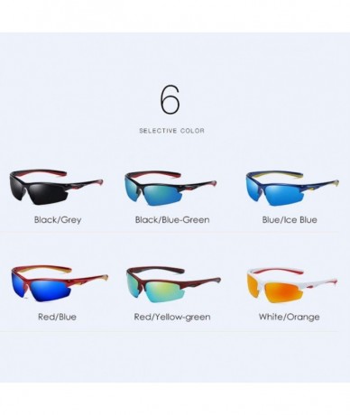 Sport Outdoor riding Polarized Sunglasses Sports Glasses dazzling windbreak Sunglasses - E - C318Q06X8R0 $37.97