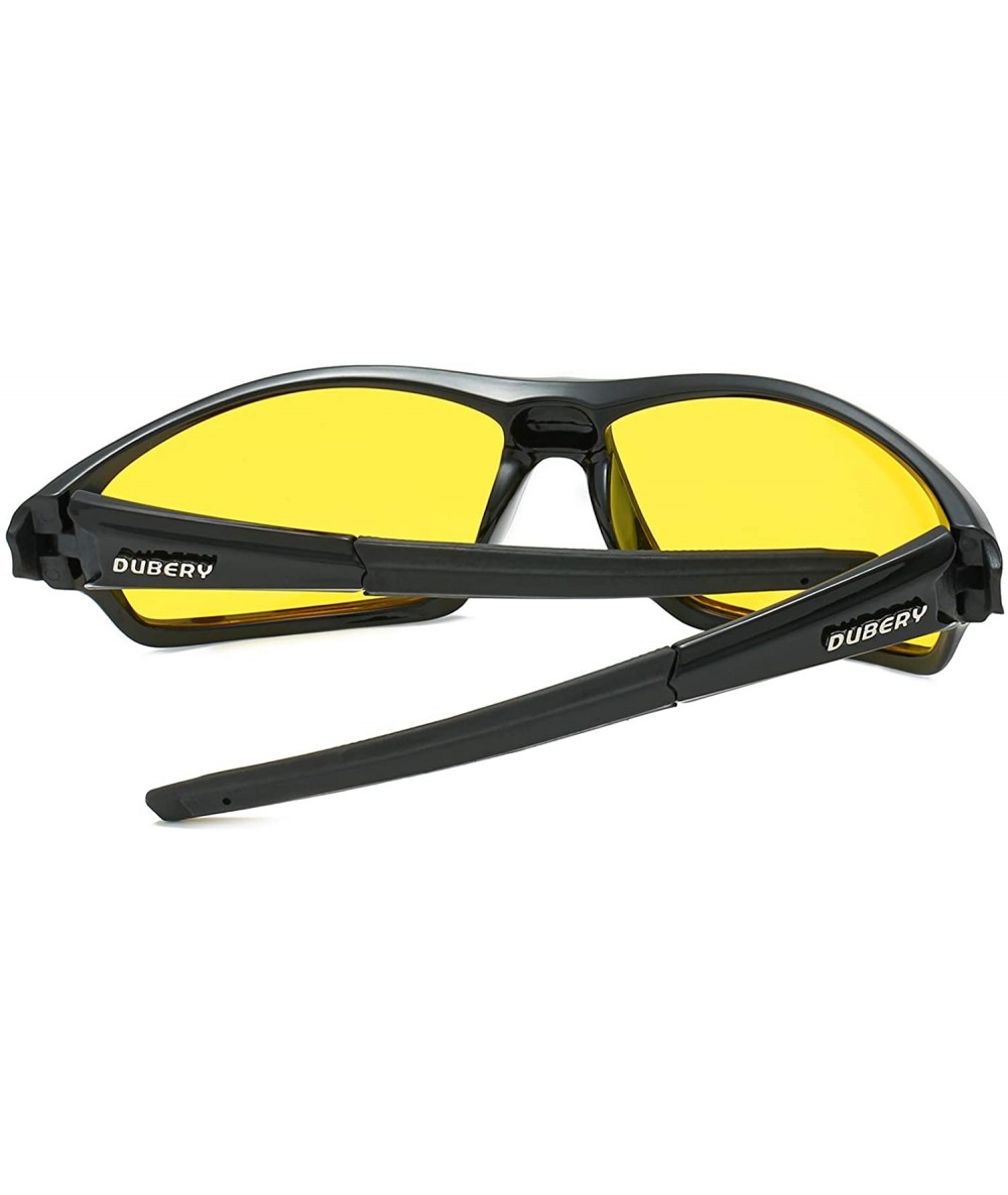 Sport Polarized Sunglasses for Men UV Protection Driving Fishing Sun  Glasses D620 - Black/Night Vision Lens - CX18W3448YT