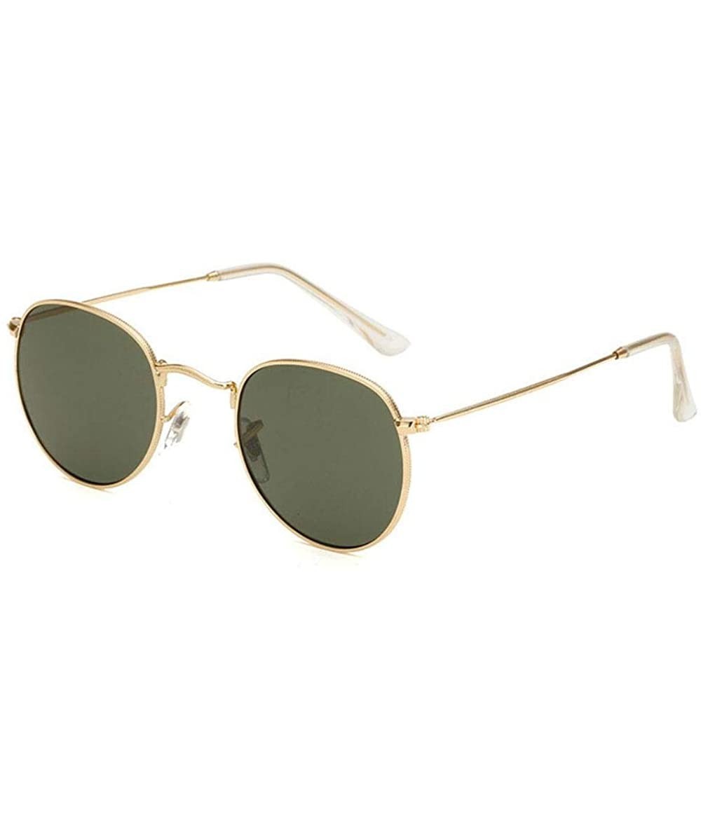 Vintage Rimless Metal Frame UV400 Protective Sunglasses for Men Women