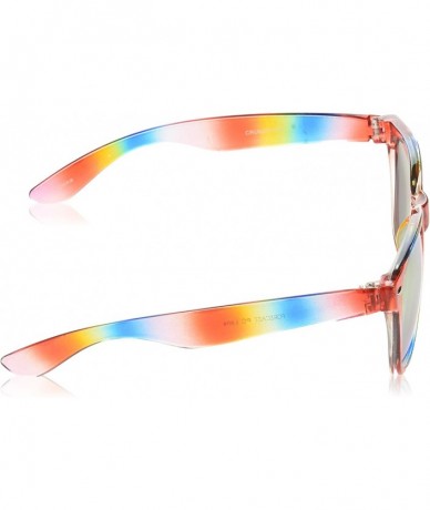 Wayfarer Crunch Sunglass - Rainbow - C411ID1Z6FJ $8.12