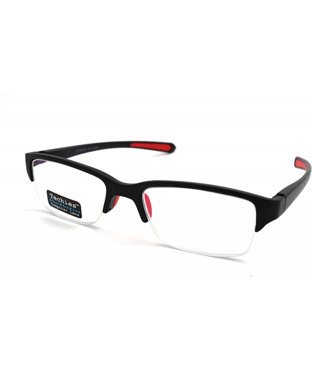 Rectangular Full-Rimless Flexie Reading double injection color Glasses NEW FULL-RIM - C218CATCKQT $18.32