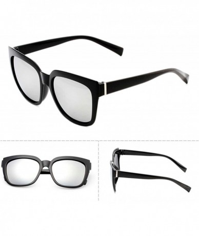 Semi-rimless Classic style Sunglasses for Men or Women Plate Resin UV 400 Protection Sunglasses - White - CQ18SZUE533 $15.30