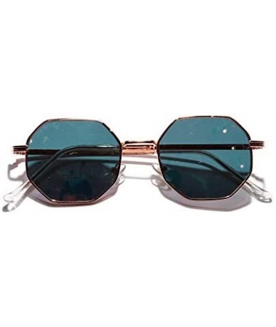 Round Polygon Sunglasses Luxury Vintage - C41992273OU $42.74