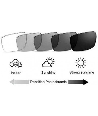 Square Transition Sunglasses Ultralight Photochromic Nearsighted - CL18ANZ58DA $19.00