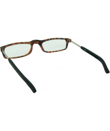 Rectangular Pocket FOLDING Reading Glasses R9299PZ - Tortoise - CH12FA0EGB9 $19.43