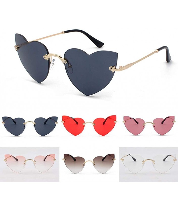 Irregular Heart Shaper Sunglasses For Women Polarized Uv Protection ...