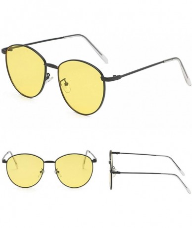 Rimless Polarized Sunglasses Vintage Protection - C - CZ19752K35E $11.16