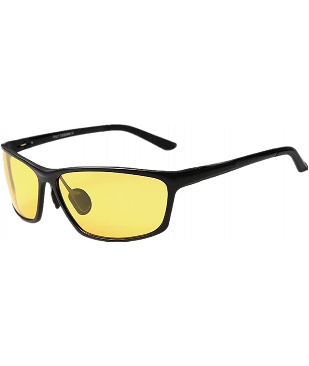 Goggle Driving Glasses Polarized Sunglasses - Black Frame79 - C318C50GQ8S $17.82