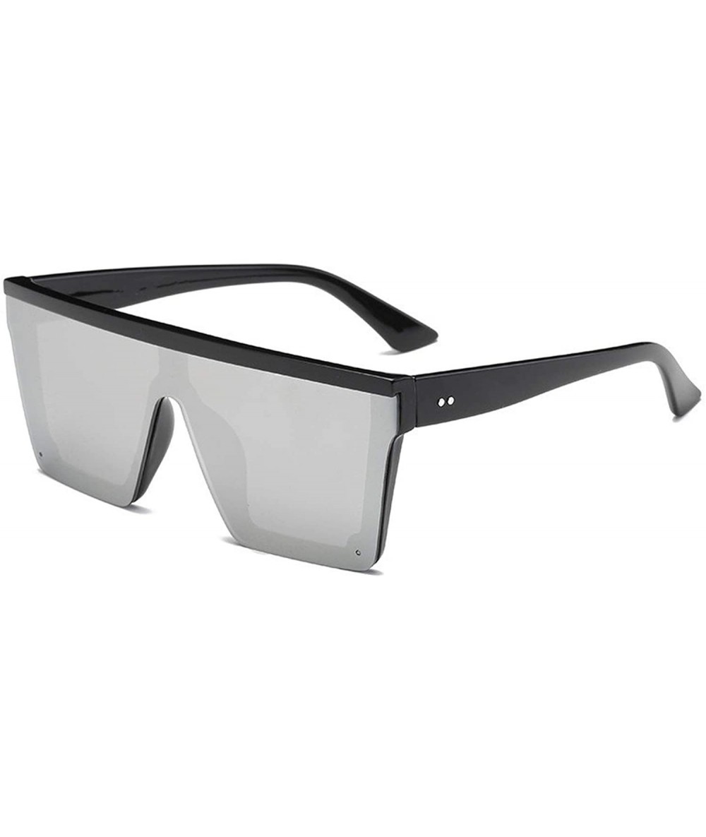 Square Fashion Sunglasses Retro Gafas De Sol Black Plastic 