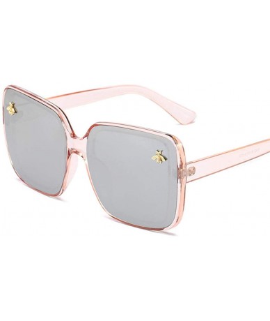 Oversized Oversized Sunglasses Gradient Glasses Sunglasseselegant - Beige - C3197CU02GO $18.60