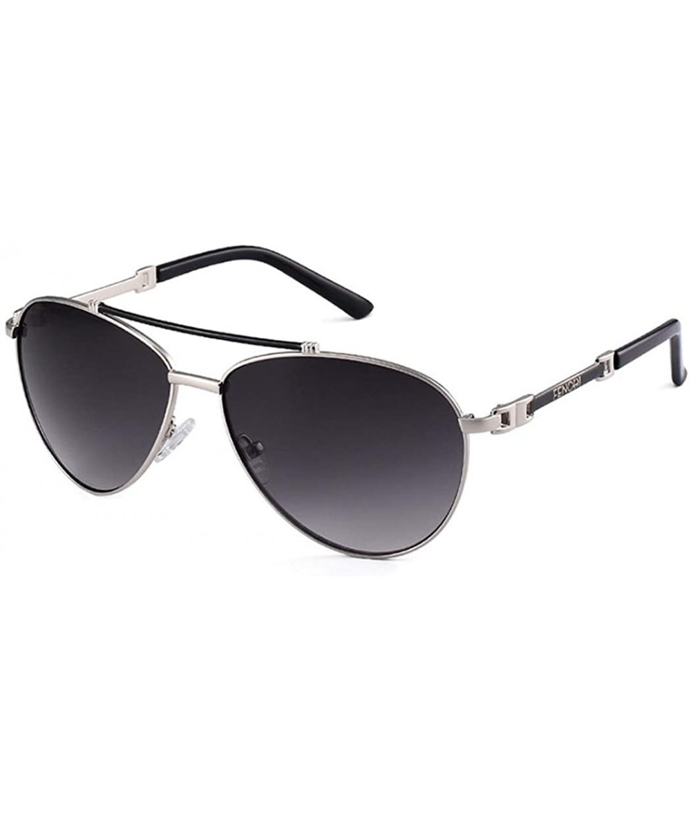 Aviator Women's PC material frame sunglasses - go out to take a stylish sunglasses - B - CE18RX3AKUY $47.31