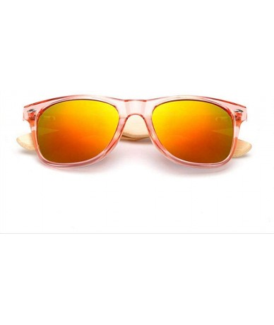 Aviator Bamboo Sunglasses For Men Women Travel Goggles Sun Glasses Vintage C3 Multi - C5 - C618YNDEEKT $11.19