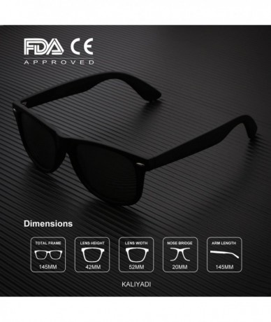 Round Polarized Sunglasses for Men and Women Matte Finish Sun glasses Color Mirror Lens 100% UV Blocking - CI18N7C8A0X $13.67