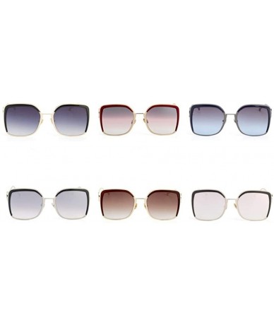 Rimless Oversized Cat Eye Sunglasses Women Designer Elegant Fashion Sun glasses Ladies Vintage Big Frame Eyewear - CY18T9WWW5...