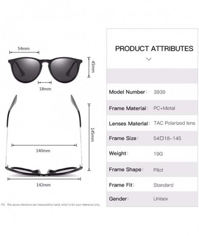 Aviator Sunglasses for men and women - A - CC18QO9DN88 $32.61