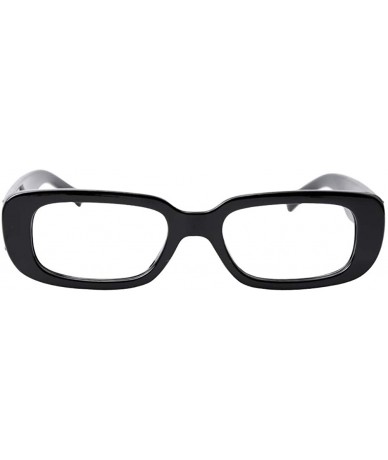 Rectangular Womens Anti-Blue Blocker Light Rectangle Reading Glasses - Anti Blue - Black - C318Z0DU4A0 $12.34