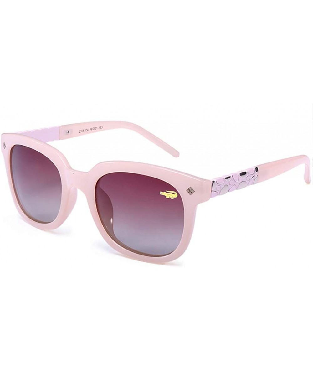 Cute Sexy Ladies Polarized Sunglasses Women Metal Frame Triangle Vintage  Gradient Sun Glasses For Female - Beige - CB18R8AI3UY