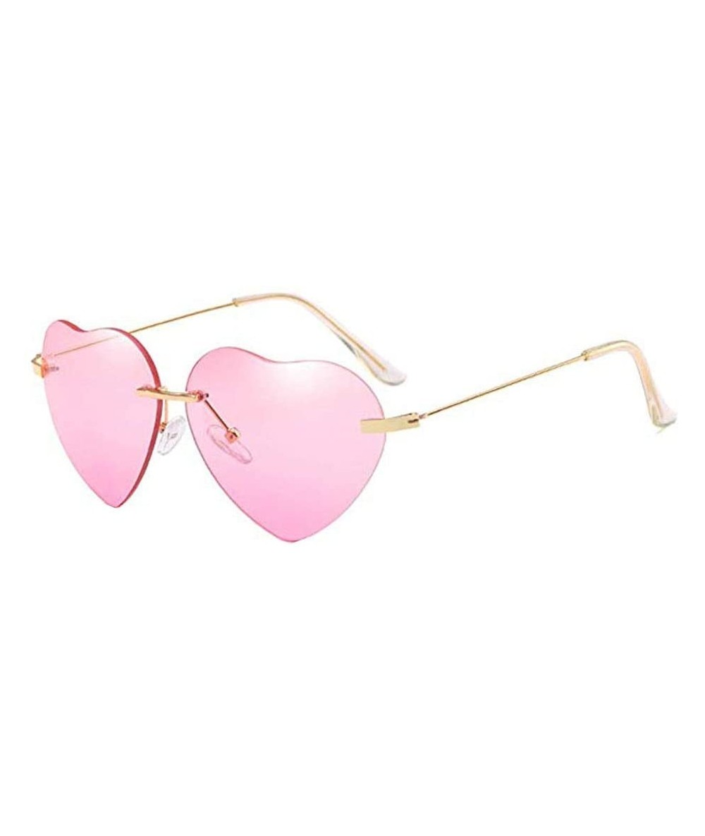 Semi-rimless Fashion Sunglasses Shaped Street - B - CT194XMUXMY $10.39