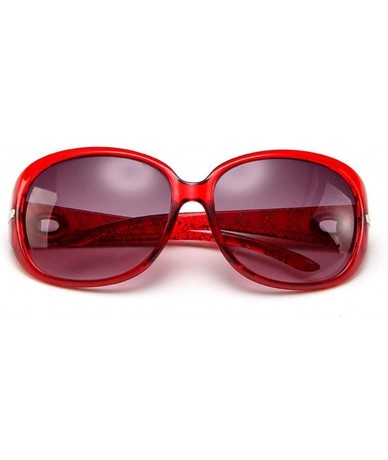 Square Unisex Fashion Square Shape UV400 Framed Sunglasses Sunglasses - Wine Red - C8199CRXCST $19.53