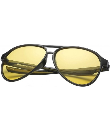 Aviator flexible polarizados anteojos Amarillo - C6188WNM5US $11.69