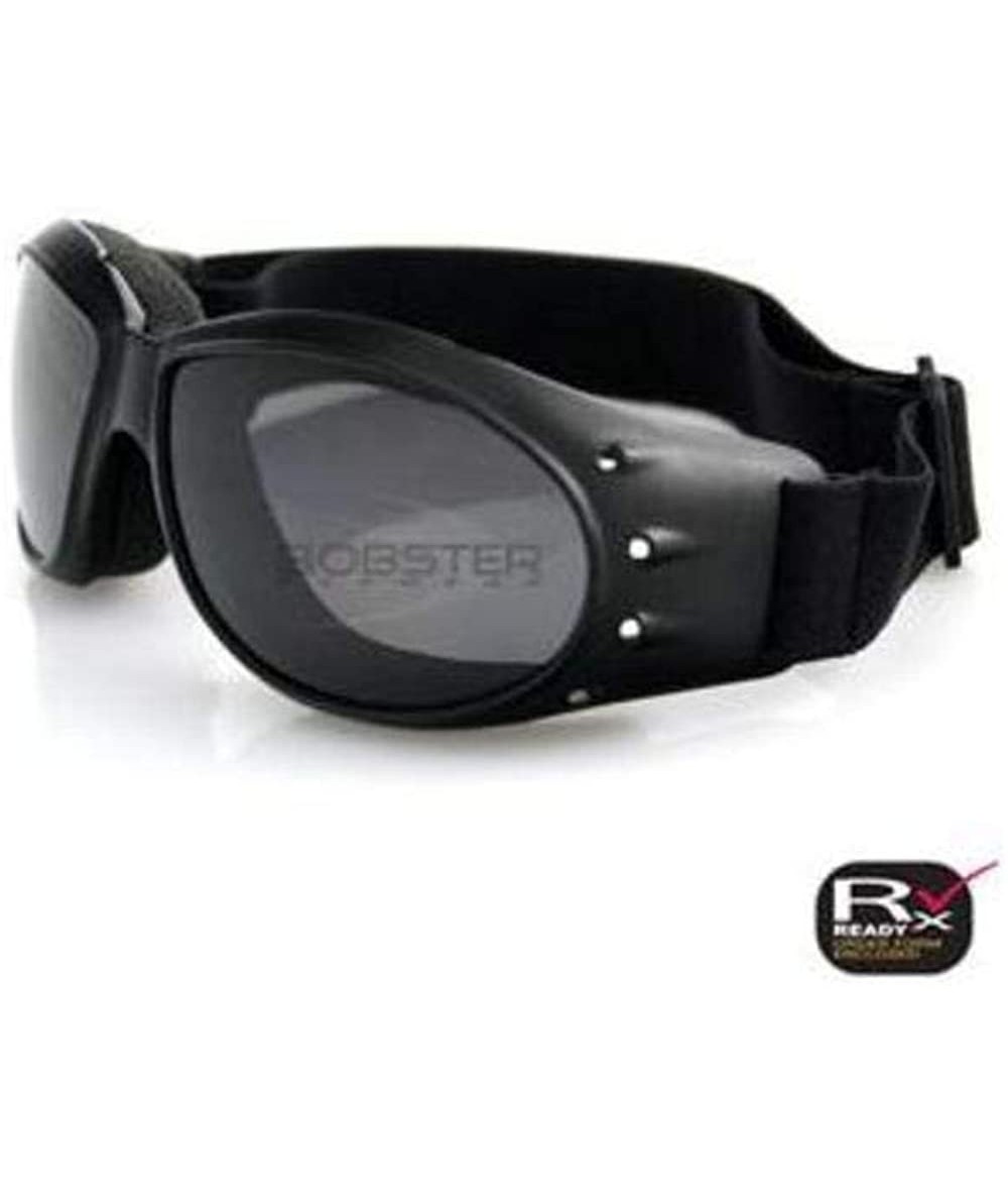 Goggle Unisex Adult Cruiser Goggles- Black Frame- Anti-Fog Smoked Reflective Len BCA001R - C7111G46WLR $13.98