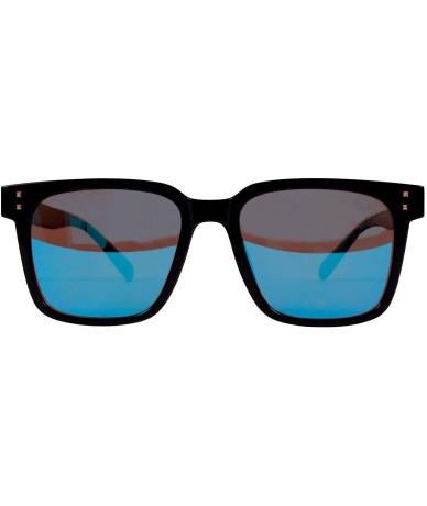 Square p534 Classic Square Polarized- for Mens 100% UV PROTECTION - Blackmatte-black - CK192TGAWYE $28.06