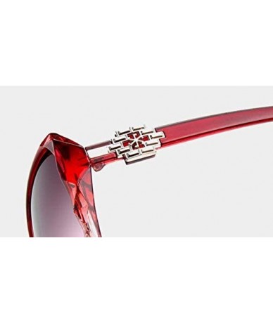 Square Star Glasses Women's Fashion Polarized Sunglasses Pink - Pink - CL190HMS487 $7.21