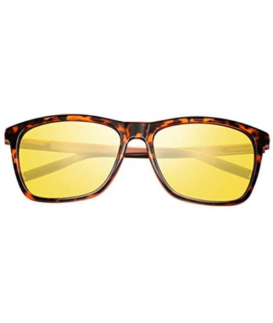 Round Polarized Sunglasses for Men Retro - Polarized Sunglasses for Men Sunglasses Man FD2150 - 2.6-yellow-leopard - CD12HC4D...