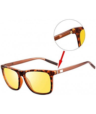 Round Polarized Sunglasses for Men Retro - Polarized Sunglasses for Men Sunglasses Man FD2150 - 2.6-yellow-leopard - CD12HC4D...