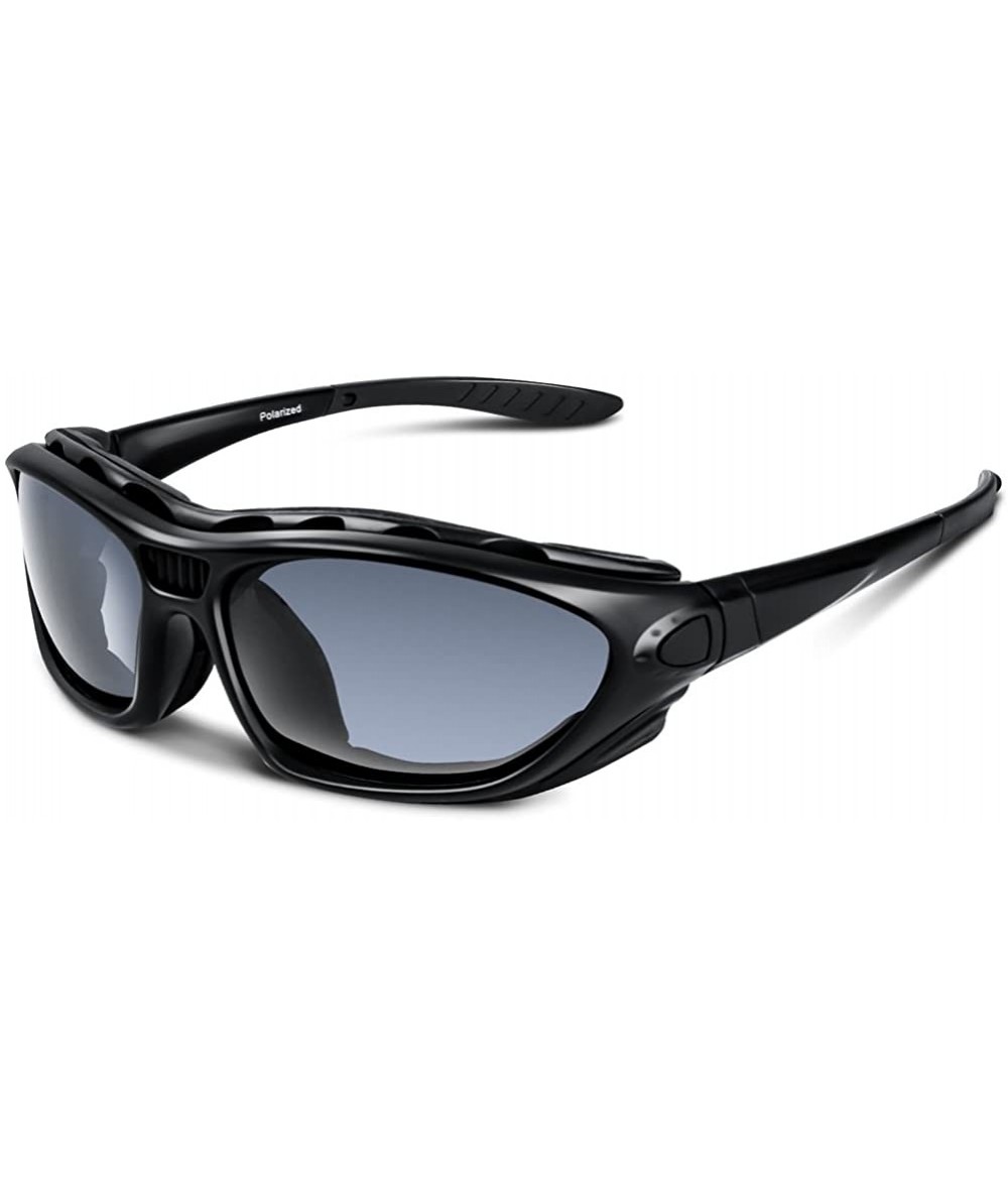 Polarized Sports Sunglasses for Men Women Youth Motorcycle Safety