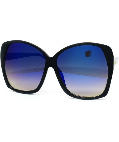 Sport 7206 Premium Oversize XXL Mirror Women Fashion Retro Sunglasses - Oversized - CW1854NG424 $18.00