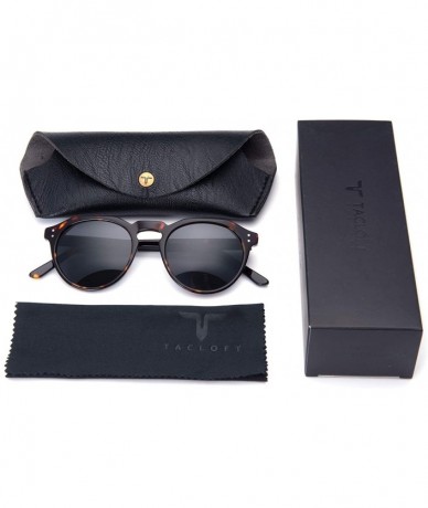 Rectangular Polygon Acetate Sunglasses polarized women black sunglasses Vintage Sun Glasses HD UV Protection - C218INUMIDK $8.08