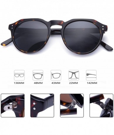 Rectangular Polygon Acetate Sunglasses polarized women black sunglasses Vintage Sun Glasses HD UV Protection - C218INUMIDK $8.08