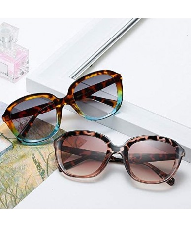 Round Ultra light Round Glasses Brand Designer Fashion Full Frame Lady Shade Sunglasses - Floral - CJ18U8MO00E $12.90