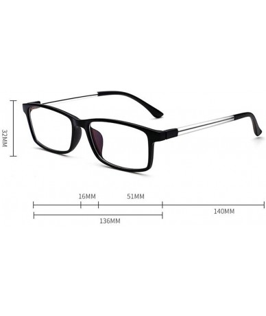 Square Men's Fashion New Photochromic Sunglasses Ultralight Square TR90 Frame Women's Vintage photochromatic Glasses - CX18Z9...