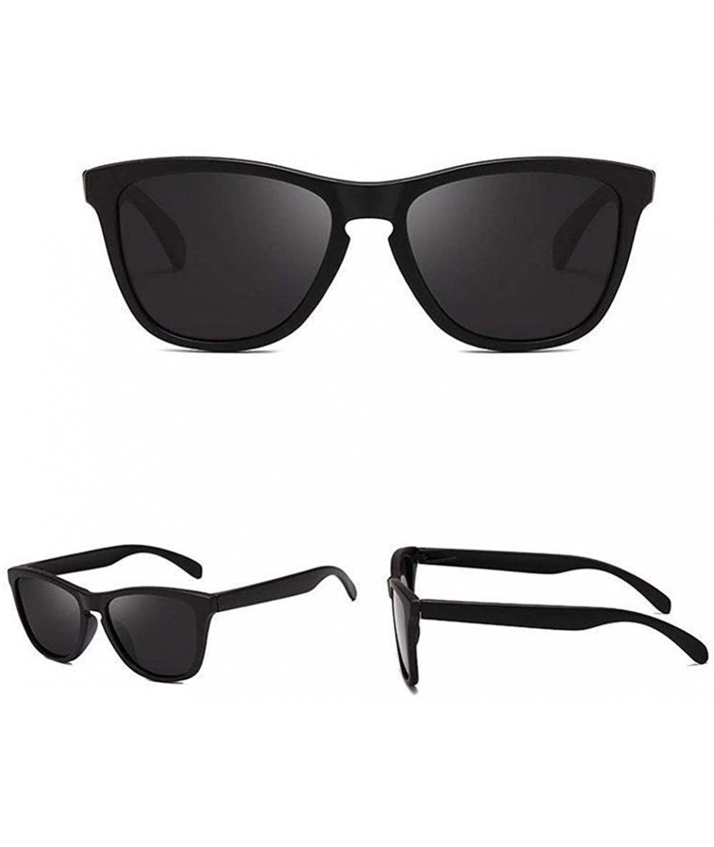 Classic Polarized Sunglasses Men Retro Square Driving Eyewear