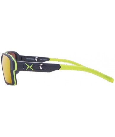 Sport Apex Polarized Sunglasses - Matte Black With Lime - CC182OW8SKU $12.95