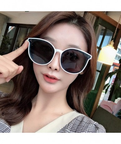 Aviator Men and women 2019 new sunglasses - metal frame fashion sunglasses - B - CB18S78OS0Y $40.32