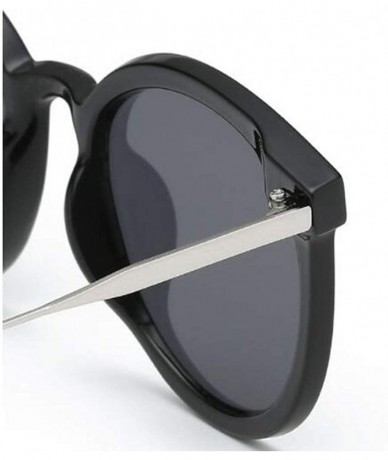 Aviator Men and women 2019 new sunglasses - metal frame fashion sunglasses - B - CB18S78OS0Y $40.32