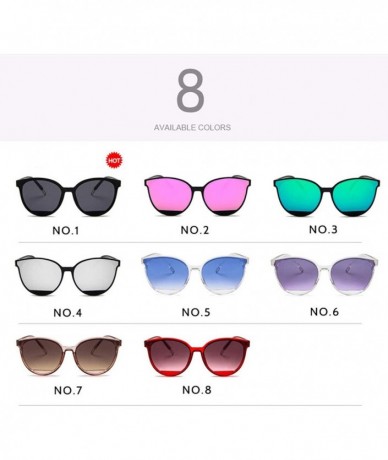 Goggle Fashion Sunglasses Women Design Vintage Metal Frame Glasses Classic Mirror Oculos Gafas De Sol Feminino UV400 - CL197Z...