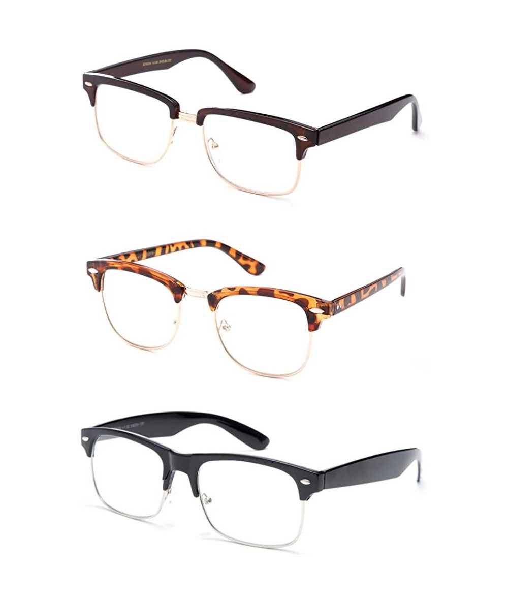 Oval Babo" Slim Oval Style Celebrity Fashionista Pattern Temple Reading Glasses Vintage - 3pk Random Styles - CA11PBOJ8DH $15.32