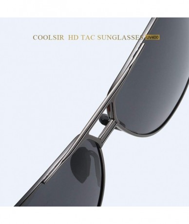 Oval Sunglasses Polarized Antiglare Anti ultraviolet Travelling - Blackish Green - CO18WS2ZZXN $25.50