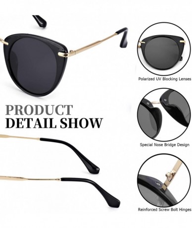 Rectangular Polarized Fashion Sunglasses for Women Mirrored Lens UV Protection for Driving Shopping Outdoor - CO18QQOGM5G $17.99