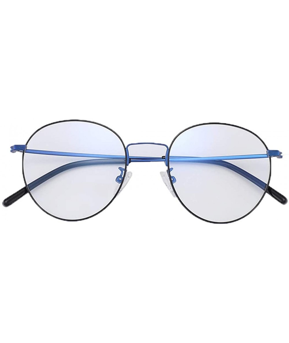 Round Fashion full frame glasses- round lens multicolor glasses - D - C518RW3RD6W $38.89